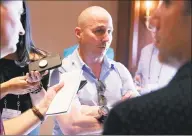  ?? Matt York / Associated Press ?? Yankees general manager Brian Cashman speaks during a media availabili­ty during the Major League Baseball annual meetings on Nov. 12 in Scottsdale, Ariz.