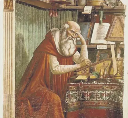  ?? PICTURE: WIKIPEDIA ?? 0 St Jerome in His Study, painted by Domenico Ghirlandai­o in 1480, shows signs of global trade