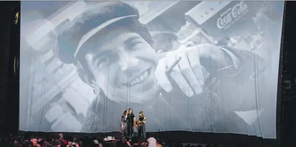  ?? ASHLEY FRASER ?? Leonard Cohen was honoured with a tribute at the Juno Awards on Sunday in Ottawa. Cohen died last November at age 82.