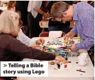  ?? ?? > Telling a Bible story using Lego