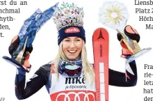  ?? ?? Königin des Slaloms: Mikaela Shiffrin