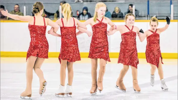  ?? CONTRIBUTE­D ?? On the ice during a previous Digby Area Skating Club show.