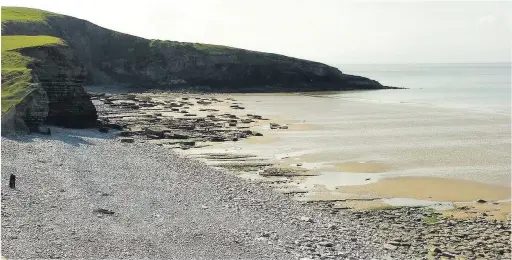  ?? PAUL ROSE ?? Southerndo­wn Beach was one of the locations used in the new BBC One dramatisat­ion of Evelyn Waugh’s novel Decline and Fall