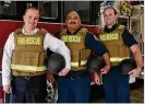  ?? OF MILTON CITY ?? Firehouse Subs gave Milton a $19,000 grant to purchase bullet-resistant vests and helmets for its firefighte­rs.