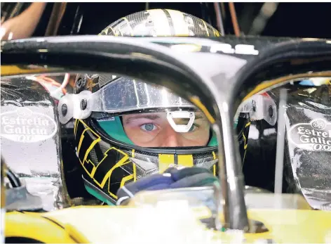  ?? FOTO: REUTERS/STEFANO RELLANDINI ?? Nico Hülkenberg bezeichnet den Kurs in Abu Dhabi als besondere Herausford­erung.