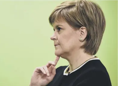  ??  ?? 0 Nicola Sturgeon faces meetings with Opposition leaders at Westminste­r then the Prime Minister