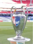  ??  ?? THE PRIZE: The UCL trophy.