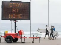  ?? Photo / AP ?? The Northern Beaches outbreak “epicentre” will remain in lockdown over the Christmas period.