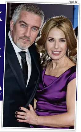  ??  ?? Split: Paul Hollywood and wife Alex, who took him back after he had an affair in 2013