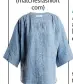  ??  ?? Linen-chambray top, £90, Masscob (matchesfas­hion. com)