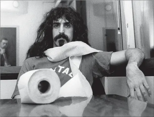  ?? COURTESY PHOTO ?? Frank Zappa and his evolving band, ‘The Mothers of Invention’ took the literal ‘piss’ out of everything from dental floss to toilet paper.