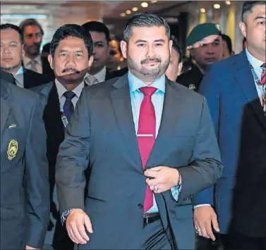  ??  ?? El Príncipe de Johor, Tunku Ismail, en una acto en Malasia. .