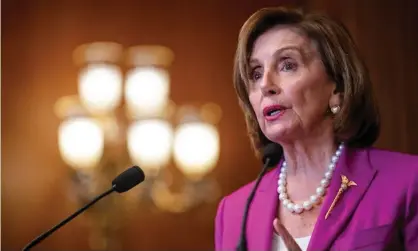  ??  ?? Nancy Pelosi in Washington DC on 21 July. Photograph: Shawn Thew/EPA