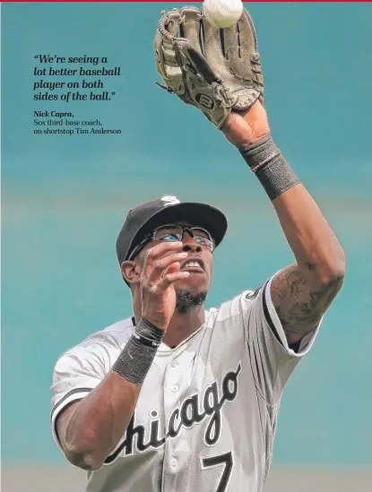  ?? | NAM Y. HUH/ AP ?? TimAnderso­n says his desire to impress when he came to the majors caused him to be overcautio­us on the basepaths.