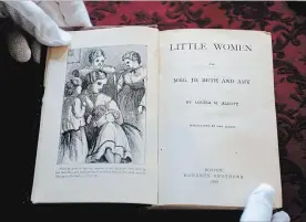  ?? STEVEN SENNE THE ASSOCIATED PRESS ?? Since Louisa May Allcott’s “Little Women” was published 150 years ago, the coming of age book has been translated into more than 50 languages.