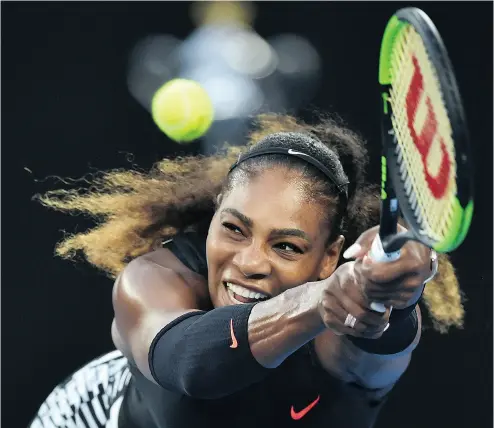  ?? PETER PARKS / AFP / GETTY IMAGES FILES ?? Tennis great John McEnroe created a stir last weekend when he said Serena Williams, pictured, the author of 23 Grand Slam singles titles, would “be, like, (No.) 700 in the world” if she competed on the men’s circuit.