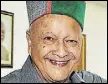  ??  ?? Virbhadra Singh