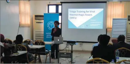  ??  ?? Officials from the Lagos State General Hospitals receiving training on how to combat outbreak of deadly viral infections in Lagos...recently