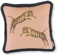  ??  ?? Above: Pouncing Tigers Blossom, £30, Paloma Home; below: Luxe Tiger Bed Set, £85, Paloma Home