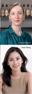  ?? ?? Jessica Spence
Karla Wang