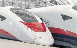  ??  ?? Talgo’s lightweigh­t trains could be manufactur­ed in Fife.