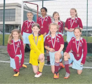  ??  ?? St Mary’s, Oswaldtwis­tle, last year’s Level Two girls winners