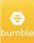  ??  ?? La app Bumble, lanciata nel 2014, è una app di incontri dove solo le donne possono prendere l’iniziativa: l’ha fondata un’ex socia di Tinder, la app di dating più famosa