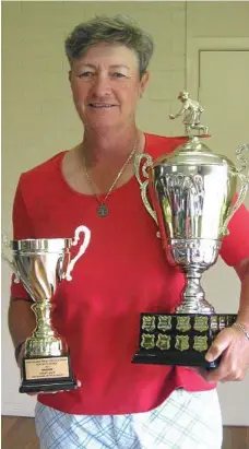  ?? PHOTO: CONTRIBUTE­D ?? BEST OF THE BEST: Bowler of the Year Winner Tracy Foster of West Toowoomba.