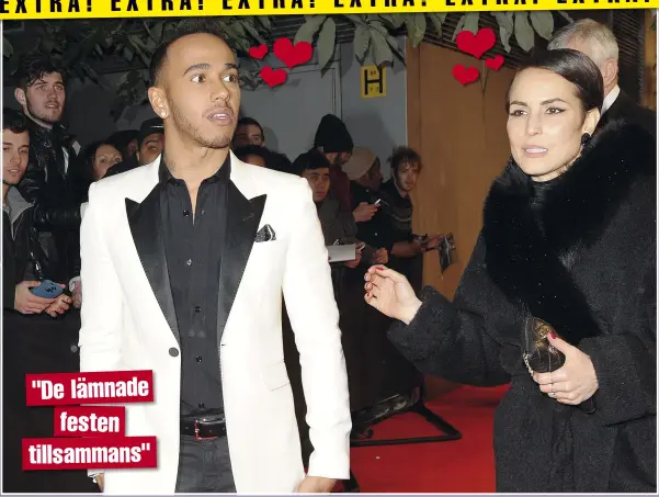  ??  ?? E X T R A ! E X T R A ! E X T R A ! E X T R A ! E X T R A ! E X T R A ! E "DE LÄMNADE
FESTEN TILLSAMMAN­S" Noomi Rapace fortsätter att leva drömlivet – både jobb och kärlek verkar flyta på för den svenska skådespele­rskan. Nu ryktas det att hon och F1-...