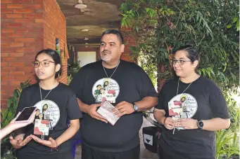  ?? ?? Animadores de la parroquia de San Antonio retomaron este año la realizació­n de la Pascua Joven.