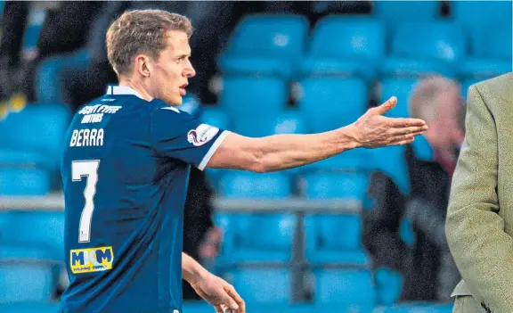  ??  ?? The experience­d Christophe Berra could be James Mcpake’s most inspired signing at Dens Park.