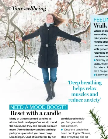  ??  ?? ‘Deep breathing helps relax muscles and reduce anxiety’
