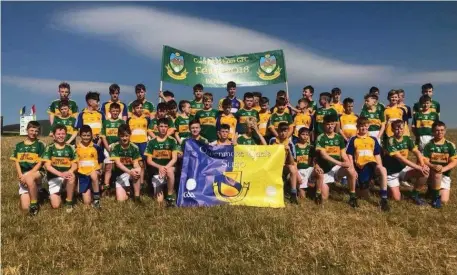  ??  ?? Owenmore Gaels U14 Boys were crownded Féile champions at the weekend. Pic: Owenmore Gaels Facebook.