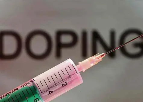 ?? Foto: dpa ?? Bei dem umstritten­en Projekt ist Doping ausdrückli­ch erwünscht.