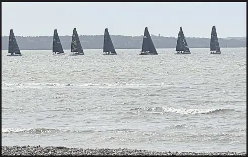  ?? ?? Cape 31s at Hillhead, photograph­ed by Jean Cole