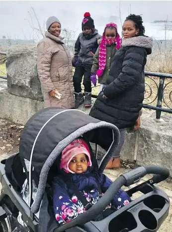  ?? HANDOUT ?? Rubi Pauls, with family members Ann Wangui Karanja, Carolyne Karanja, and Ryan and Kerri Pauls. Nine-month-old Rubi is believed to be the youngest Canadian victim of the Ethiopian Airlines crash.