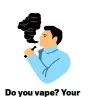  ??  ?? Do you vape? Your heart attack risk doubles if you do it daily. If you are also having cigarette sticks, then it’s five-fold (American Journal of Preventive­Medicine, Aug 2018)