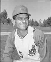  ?? ASSOCIATED PRESS Vic Davalillo ?? Cleveland Indians outfielder shown in March 1968.