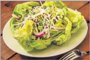  ?? Ricardo DeAratanha Los Angeles Times ?? A GAIJIN salad is one way to enjoy sugar snap peas.