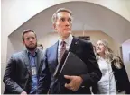  ?? CHIP SOMODEVILL­A/GETTY IMAGES ?? Sen. James Lankford (R-OK) arrives at the U.S. Capitol ahead of votes on
Feb. 7 in Washington, D.C.