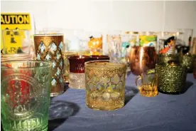  ?? ?? ‘Vintage barware can have enough contaminan­ts to cause biological harm to humans,’ says Tamara Rubin, a lead-poisoning prevention advocate. Photograph: Celeste Noche/2023 Celeste Noche