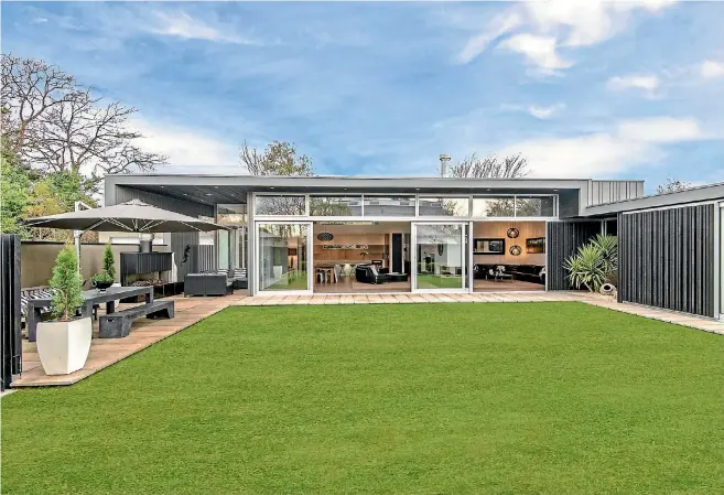  ??  ?? The scale and beauty of this Fendalton property, in all its serene seclusion, is a total show-stopper.