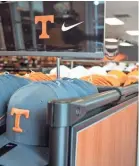  ?? SENTINEL ?? The Vols will keep Nike as their official apparel provider through the 2025-26 academic year. BRIANNA PACIORKA/NEWS