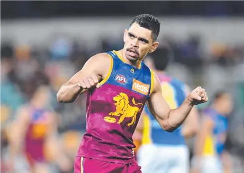  ??  ?? REVVED UP: Brisbane’s Charlie Cameron is in the running for his first All-Australian nod.