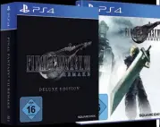  ??  ?? Die „1st Class“-edition wartet neben der Deluxe Edition mit einer Cloud-strife-figur samt Motorrad sowie einem Artbook auf