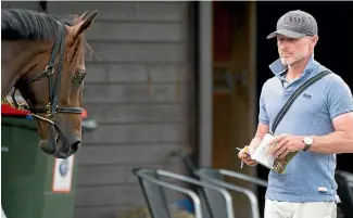  ?? PHOTO: MICHAEL RIST ?? Shane Crawford is confident Bel Ragazzo can be competitiv­e in the Derby despite coming in off the ballot.