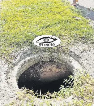  ?? Picture: RAMA ?? This manhole along Milverton Rd, Raiwaqa, Suva needs a proper cover.