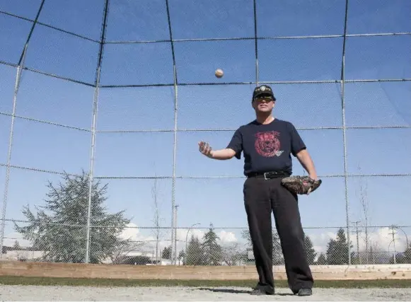  ?? MICHAEL DESJARDINS FOR THE TORONTO STAR ?? Baseball fan Douglas "Chuck" Booth of B.C. has amassed roughly 10,000 Air Miles in 20 years of collecting. He says he gathers 500 to 600 a month with basic spending.