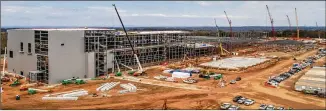 ?? AJC FILE ?? South Korean industrial giant SK Innovation is building its first U.S. battery manufactur­ing plant in Georgia. SK expects to begin producing batteries at the Jackson County factory next year.