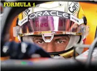  ?? ?? EYES ON PRIZE: Verstappen will look to defend title